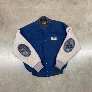 Canada Sportswear Co.Varsity Jacket Y2K Collegiate Letterman Wool Bomber Men's L